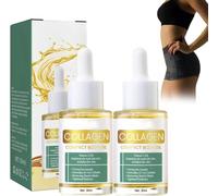 Aceite Corporal Reafirmante con Colágeno, Sérum Facial Antiedad con Colágeno, Mejora la Flacidez, Reduce Líneas de Expresión y Arrugas