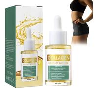 Aceite Corporal Reafirmante con Colágeno, Sérum Facial Antiedad con Colágeno, Mejora la Flacidez, Reduce Líneas de Expresión y Arrugas