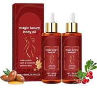 Aceite Corporal Reafirmante Fermeluxe, Aceite Iluminador Reafirmante para la Piel, Mejora la Elasticidad, Reduce las Líneas de Expresión, Reafirma la Piel Flácida, Para Todo Tipo de Piel