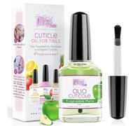 Aceite Cuticulas Uñas Profesional para manos y pies 12ml - Fragancia de Manzana - Aceite hidratante y regenerador para cutículas de manos y pies, brinda alivio y frescura a la piel seca e irritada