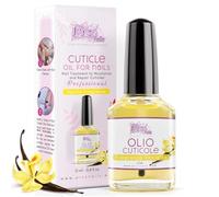 Aceite Cuticulas Uñas Profesional para manos y pies 12ml - Fragancia de Vainilla - Aceite hidratante y regenerador para cutículas de manos y pies, brinda alivio y frescura a la piel seca e irritada