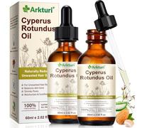 Aceite Cyperus Rotundus Oil, Aceite Depilatorio de Cyperus Rotundus 120ml, Oil Natural para Reducir el Crecimiento del Vello, Eliminación de Vello Corporal, Suaviza la Piel, Inhibidor de Crecimiento