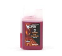 Aceite de 2 tiempos FUXTEC de 1 litro en botella dosificadora, por ejemplo, para desbrozadoras - Made in Germany