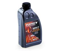 Aceite de 2 tiempos FUXTEC de 1 litro en botella dosificadora, por ejemplo, para desbrozadoras - Made in Germany