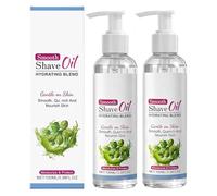 Aceite De Afeitado Suave Para Mujeres, Aceites De Afeitado Suaves Y Calmantes, Contiene Semillas De Jojoba Y Oliva, Calma El Afeitado Y Previene El Vello Encarnado Y La Sequedad (2pcs)