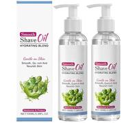 Aceite de afeitado suave para mujeres, tratamiento de aceite de afeitado y preafeitado, suero de afeitado hidratante con aceites de oliva y vitamina E, calma, hidrata y nutre la piel (2Pcs)