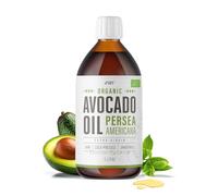 Aceite de aguacate bio 1 litro en vidrio - virgen extra y prensado en frio - para dieta keto, paleo y vegana - de Alpha01