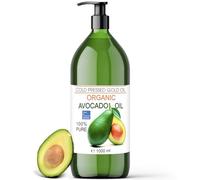 Aceite de Aguacate, Puro Organico, 100% Natural, Aceite Prensado en Frio, Aceite para Cabello, Antiedad Facial, Aceite Masaje Corporal, 1000 ml
