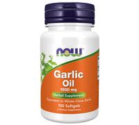 Now Foods GARLIC OIL 1500mg 100 softgel ajo, antibiotico natural, circulacion