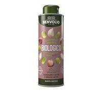 Aceite de Ajo Ecológico Benvolio 1938 250ml - Gourmet Line | Aceite de Oliva Virgen Extra Ecológico Condimento con Ajo, Sabor Verdadero Ajo, Aceite Aromatizado con Ajo (1)