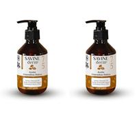 Aceite de Almendras Dulces 100% Natural 250ml - Hidratante Corporal y Facial - Antiestrías - Rico en Vitamina E - Piel Seca, Masajes y Embarazo - Vegano - SAVINE DERM (Paquete de 2)