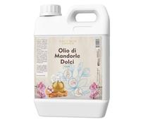 Aceite de almendras dulces con perfume de Tiarè 5 L - Aceite corporal emoliente y nutritivo para masajes, posducha y posdepilación - Formato profesional