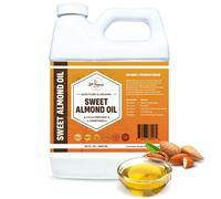 ACEITE DE ALMENDRAS DULCES ORG NICO (947 ml) Premium, prensado en fr o, sin refinar | Aceite de almendras dulces 100 % puro para la piel, el rost