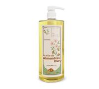 Aceite de Almendras Dulces Puro 1L | Fórmula Natural | Aceite Puro Para Masajes Profesional | Apto para Todo Tipo de Pieles | Sin Parafina ni Colorantes