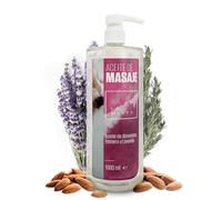 Aceite de Almendras Dulces, Romero, Lavanda 1L | Aceite para Masajes profesionales Fórmula Mejorada | Aceite corporal