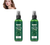Aceite de árbol de té Leave-In Acondicionador, spray hidratante y nutritivo para desenredar el cabello, calma el cuero cabelludo seco, acondicionador para cabello seco y dañado (2 unidades)