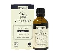 VITAROMS ACEITE VEGETAL ARGÁN CERTIFICADO BIO ECOCERT - Primera presión en frío - Ideal para pieles envejecidas o castigadas - VEGANO - SIN GLUTEN - 50 ml