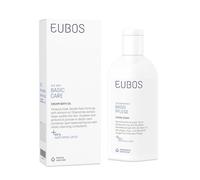 ACEITE DE BAÑO CREMOSO DE EUBOS CUIDADO BÁSICO: para pieles secas | Limpieza delicada | Efecto relipidizante | Con aceite de almendras y extracto de manzanilla | 200ml