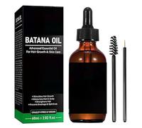 Aceite de Batana Natural,Batana Hair Oil,Aceite Batana Pelo,Batana Oil para el Crecimiento del Cabello,Aceite de Batana Evita que el Cabello se Caiga,Aceite de Batana Pelo Vegetariano Natural,60ml