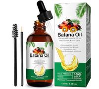 Aceite de Batana para Cabello 120 ml, Aceite Esencial de Batana 100% Puro Prensado en Frío, Promueve el Crecimiento del Cabello, Nutre el Cuero Cabelludo, Previene la Caída y Rotura del Cabello