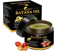 Aceite de Batana para el crecimiento del cabello, Aceite de Batana sin refinar de las selvas tropicales de Honduras, Previene la caída del cabello, Regenera el cabello seco y dañado 4.2 oz