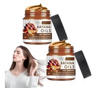 Aceite De Batana Para El Crecimiento Del Cabello - Bálsamo Capilar Natural Puro Para Cabello Suave, Brillante Y Con Más Volumen - Para Cuero Cabelludo Y Pérdida De Cabello - Pack De 2 Unidades