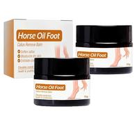 Aceite de caballo Bálsamo para callos de pies Crema hidratante para el cuidado de los pies con aceite de caballo Crema para pies para talones secos y agrietados Crema para pies con aceite de caballo q