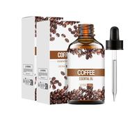 Aceite de café 100 ml, aceite de café contra arrugas, suero facial orgánico con aceite de café, aceite esencial de café natural orgánico para la piel, cuerpo, cuidado del cabello (2 unidades, A)