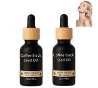Aceite de Café para el Cuidado de la Piel, un aceite facial extraído de granos de café, reduce la apariencia de líneas de expresión y arrugas, y es apto para todo tipo de piel.
