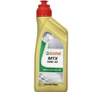 Aceite de caja de cambios y embrague de motocicleta Castrol MTX 10W40 1L