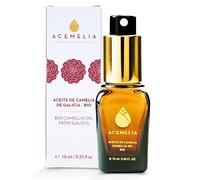 Aceite de Camelia Bio 100% Natural|10ml|Hidratante y Nutritivo para Rostro,Cabello y Cuerpo|Propiedades Antioxidantes y Rejuvenecedoras|Aceite seco de Absorción inmediata|Extraído en frío en Galicia