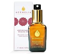 Aceite de Camelia Bio 100% Natural-30ml-Hidratante y Nutritivo para Rostro,Cabello y Cuerpo-Propiedades Antioxidantes y Rejuvenecedoras-Aceite seco de Absorción inmediata-Extraído en frío en Galicia