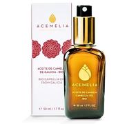 Aceite de Camelia Bio 100% Natural-50ml-Hidratante y Nutritivo para Rostro,Cabello y Cuerpo-Propiedades Antioxidantes y Rejuvenecedoras-Aceite seco de Absorción inmediata-Extraído en frío en Galicia