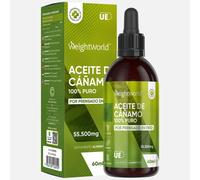 Aceite De Cáñamo - 2000mg 60 ml - Extracto de Aceite de Semilla de Cáñamo por Prensado en Frío