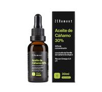 Aceite de Cáñamo 30%, con Aceite de Semilla de Cáñamo Ecológico - Rico en Omega-3, 6 y 9, Origen Natural, Vegano, Sin Aditivos - 30 ml - Zenement
