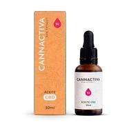 Aceite de CBD Cannactiva - Aceite de semilla de cáñamo rico en Cannabidiol - (30ml, 10% Cannabidiol)