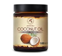 Aceite de Coco 100ml - Sin Refinar - Cocos Nucifera - Indonesia - 100% Puro y Natural - Prensado en Frío - Ideal para Cabello - Piel - Labios - Cara - Cuerpo - Ideal para Masaje