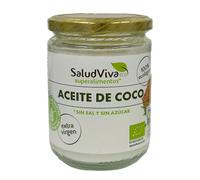 Aceite de Coco Bio 350 ml | Salud Viva | Virgen y Ecológico | Prensado en Frío | Uso Alimentario y Cosmético | 100% Natural y Vegano