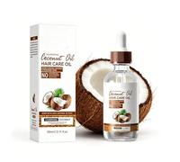 Aceite de Coco Cabello 2 Botellas Sérum Capilar de Coco con Cuentagotas Hidratante e Nutritivo Cabello Aceite Coco Anti Frizz Repara el Cabello Dañado Estimular el Crecimiento para Mujeres y Hombres