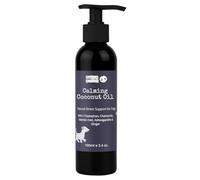 Aceite de coco calmante para perros, botella de 100 ml, ayuda natural para la ansiedad y el estrés, con L-triptófano, valeriana y ashwagandha