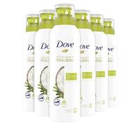 Dove Mousse de Ducha Aceite de Coco 200 ml, 6 unidades