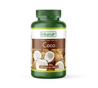 Aceite de Coco en cápsulas 60x1000 MG - INKANAT | 60 Cápsulas Blandas - Rico en Ácidos Grasos MCT - Apoyo Energético y Metabólico Natural - Apto para Dietas Keto y Paleo