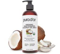 Aceite de coco fraccionado org nico PURA D'OR de 16 oz - Aceite MCT - 100 % puro y natural, certificado por el USDA, prensado en fr o, sin perfum