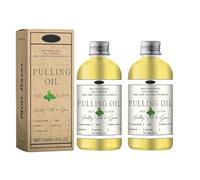 Aceite de Coco Orgánico Puro Para Dibujo, Sabor Menta, Aceite de Dibujo Para Dientes Y Encías, Aceite De Coco Orgánico Para Extraer, Cuidado Bucal Suave Y Eficaz 120ml (2)