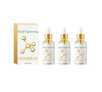 Aceite De Colágeno Reafirmante Premium For Contornear Y Adelgazar El Cuerpo | Aumenta La Hidratación Elasticidad Piel Reduce Celulitis(3PCS)