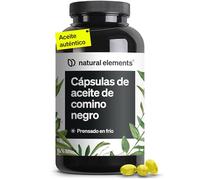 Aceite de Comino Negro 1.000mg - 400 Cápsulas para 6 Meses - Aceite prensado en frío de Nigella sativa original + Vitamina E para protección celular contro estrés oxidativo - Probado en laboratorio