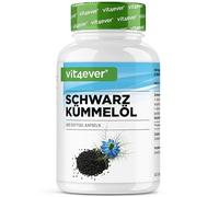Aceite de comino negro - 420 cápsulas - 1000 mg por dosis diaria - Egipcio, natural y prensado en frío - Nigella sativa auténtica Cápsulas de aceite de comino negro en dosis altas.