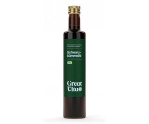 Aceite de Comino Negro Orgánico MeaVita, prensado en frío, paquete de 2 (2 x 500ml)