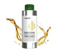 Aceite de comino negro prensado en frío, 250 ml, sin filtrar, de alta calidad, natural, sin aditivos, aceite etíope Nigella Sativa con alta timoquinona, fresca, vegano