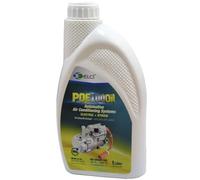 Aceite de compresor de aire acondicionado POE 100 de 1 litro, para vehículos híbridos y eléctricos, aceite compresor de CA no conductor, para aire acondicionado R134a/R1234yf